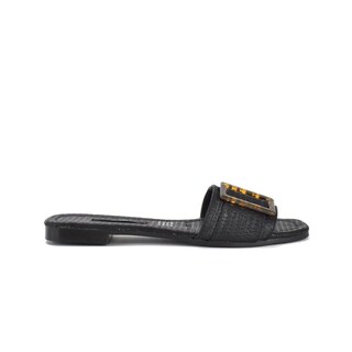 Foto 1 | Foto 1 | Sandalia Flat Plana Moda Casual Para Mujer Walki Miranda Negro