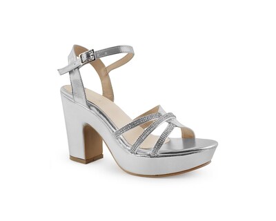 Foto 1 | Foto 1 | Sandalia Color Plata Fiesta Material Sintetico