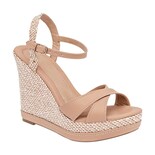 Sandalias con Plataforma Rbbasics color Beige para Mujer