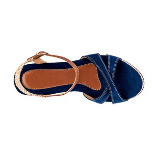Foto 3 | Foto 3 | Sandalias con Plataforma Rbbasics color Azul Marino para Mujer