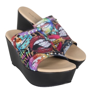 Foto 1 | Foto 1 | Sandalias Marca Nicole Lee De Tela Con Plataforma Emotion Talla 25mx