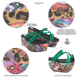 Foto 2 | Foto 2 | Sandalias de Plataforma Nicole Lee para Mujer
