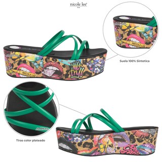 Foto 3 | Foto 3 | Sandalias de Plataforma Nicole Lee para Mujer