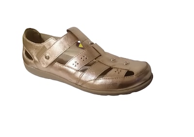 Foto 1 | Foto 1 | Sandalias Jarking Doradas para Mujer