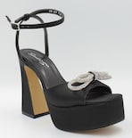 Sandalias con Tacón y Plataforma Danae Núñez SE 60-741 Negras