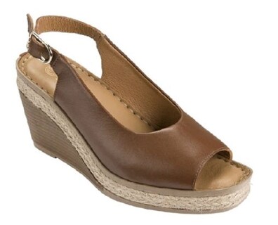 Foto 1 | Foto 1 | Sandalias con Tacón Lobo Solo 002422 Marrón para Mujer