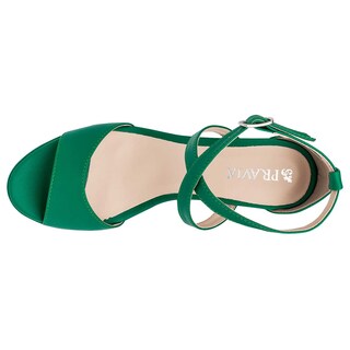 Foto 2 | Foto 2 | Sandalias Pravia 117665-1 Verdes para Mujer