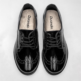 Foto 3 | Foto 3 | Zapatos Oxford Durandin para Mujer Negros de Charol