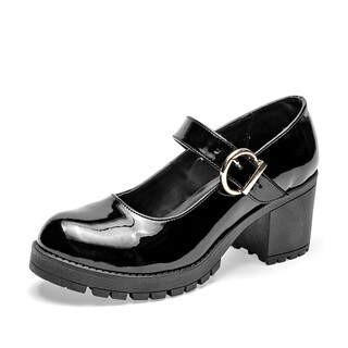 Foto 1 | Foto 1 | Zapatos Lady One Negros Charol para Mujer