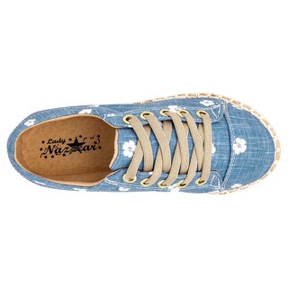 Foto 2 | Foto 2 | Zapatos Nazzcar Azul con Blanco para Mujer