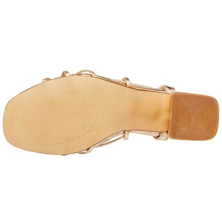 Foto 2 | Foto 2 | Sandalias Lady One Doradas para Mujer