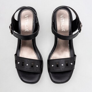 Foto 3 | Foto 3 | Sandalias de Tacón Vitalia Negras para Mujer
