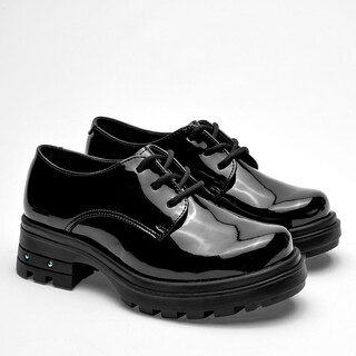 Foto 2 | Foto 2 | Zapatos Yuyin Negro Charol Código 120388-2 para Mujer