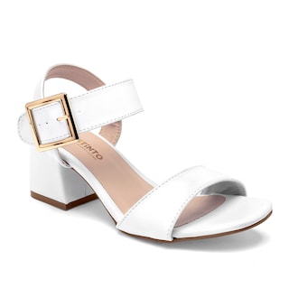 Foto 1 | Foto 1 | Sandalias Instinto 124667-e Blancas para Mujer