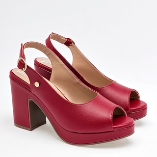 Foto 2 | Foto 2 | Zapatos para Mujer Etnia Rojos 126058-e