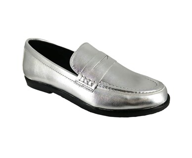 Foto 1 | Foto 1 | Zapatos Hispana 016751 Napa Metalica Plata Casual Dama