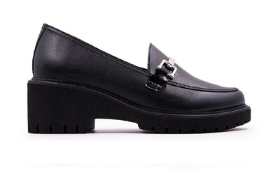 Foto 1 | Foto 1 | Zapatos Hispana 015703 Pelle Caprina Negro Casual Dama