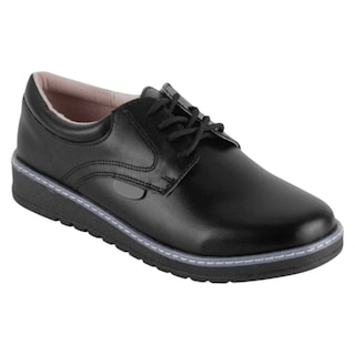 Foto 1 | Foto 1 | Oxfords Exterior Piel Vegana Color Negro Para Mujer De Rbcollection
