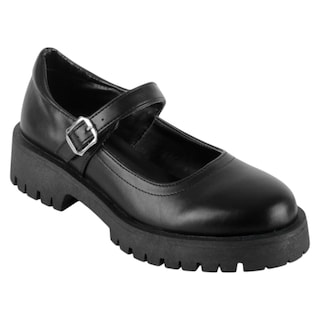 Foto 1 | Foto 1 | Mary Jane Exterior Piel Vegana Color Negro Para Mujer De Rbcollection