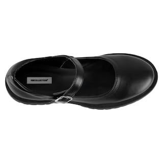 Foto 3 | Foto 3 | Mary Jane Exterior Piel Vegana Color Negro Para Mujer De Rbcollection