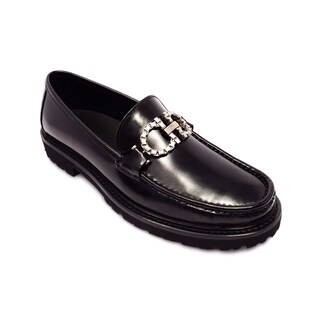 Foto 6 | Foto 6 | Zapato Dasalo DCABN2305 color Negro Tipo Mocasín dn Piel Vacuna con Hebilla para Mujer