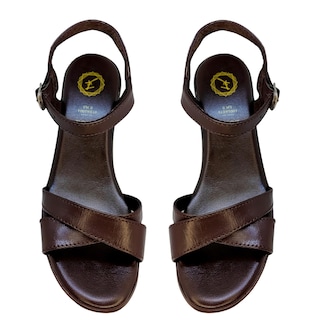 Foto 5 | Foto 5 | Sandalias de Piel con Plataforma Enco Footwear MD114-01 Marrón