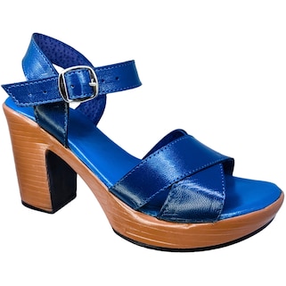 Foto 1 | Foto 1 | Sandalias de Piel con Plataforma Enco Footwear MD114-01 Azul