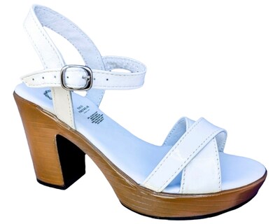 Foto 1 | Foto 1 | Sandalias de Plataforma Enco Footwear MD114-01 Blancas para Mujer