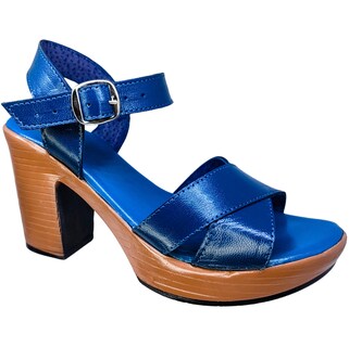 Foto 1 | Foto 1 | Sandalias de Piel con Plataforma Enco Footwear MD114-01 Azul