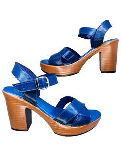 Foto 3 | Foto 3 | Sandalias de Piel con Plataforma Enco Footwear MD114-01 Azul