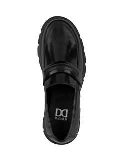 Foto 5 | Foto 5 | Mocasín De Piel Vacuno Negro Con Plataforma Chunky Para Mujer