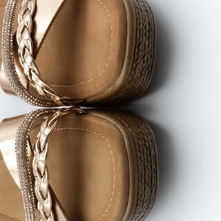 Foto 4 | Foto 4 | Sandalias Con Plataforma Exterior Piel Vegana Color Café Para Mujer De Rbcollection