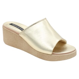 Foto 1 | Foto 1 | Sandalias Con Plataforma Exterior Sintético Color Oro Para Mujer De Rbcollection
