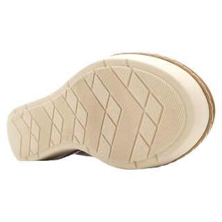 Foto 3 | Foto 3 | Sandalias Con Plataforma Rbcollection Exterior Piel Vegana Color Café Para Mujer