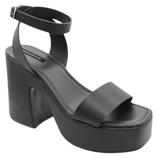 Foto 2 | Foto 2 | Sandalia Con Tacón Rbbasics Exterior Piel Vegana Negro Para Mujer