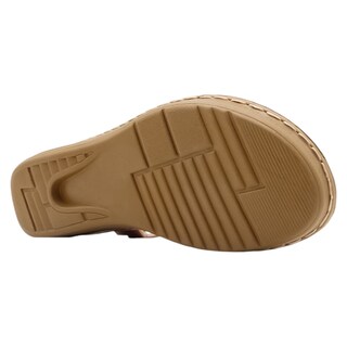 Foto 3 | Foto 3 | Sandalias Rbcollection con Plataforma Exterior Piel Vegana Café para Mujer