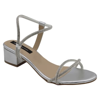 Foto 1 | Foto 1 | Sandalias de Tacón Rbcollection Plata para Mujer