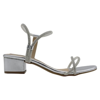 Foto 2 | Foto 2 | Sandalias de Tacón Rbcollection Plata para Mujer