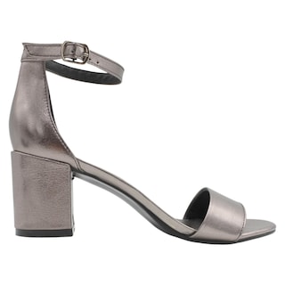 Foto 2 | Foto 2 | Sandalias de Tacón Rbcollection Plata para Mujer