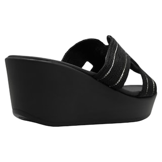 Foto 4 | Foto 4 | Sandalias con Plataforma Exterior Negro para Mujer Rbcollection