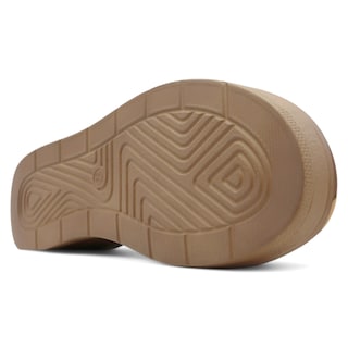 Foto 5 | Foto 6 | Sandalias con Plataforma Rbcollection Piel Vegana Café para Mujer
