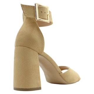 Foto 3 | Foto 3 | Sandalia de Tacón Rbcollection Café para Mujer