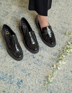 Foto 6 | Foto 6 | Mocasín De Charol Con Plataforma Y Diseño Moderno Para Mujer
