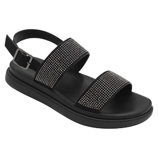 Foto 1 | Foto 1 | Sandalias Con Plataforma Exterior Textil Color Negro Para Mujer De Rbbasics