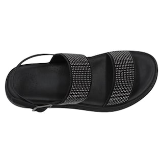 Foto 3 | Foto 3 | Sandalias Con Plataforma Exterior Textil Color Negro Para Mujer De Rbbasics