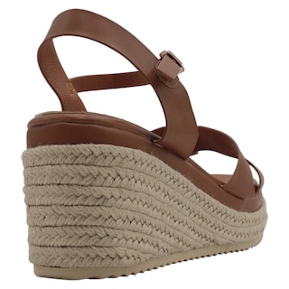 Foto 3 | Foto 3 | Sandalias Con Plataforma Exterior Piel Vegana Color Café Para Mujer De Rbcollection