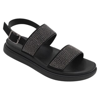 Foto 1 | Foto 1 | Sandalias Con Plataforma Exterior Textil Color Negro Para Mujer De Rbbasics