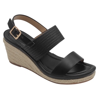 Foto 1 | Foto 1 | Sandalias Con Plataforma Exterior Piel Vegana Color Negro Para Mujer De Rbcollection
