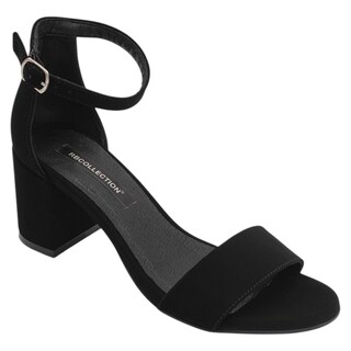 Foto 1 | Foto 1 | Sandalia Con Tacón Exterior Gamuza Color Negro Para Mujer De Rbcollection