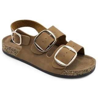 Foto 2 | Foto 2 | Sandalias Con Plataforma Exterior Piel Vegana Color Café Para Mujer De Rbcollection